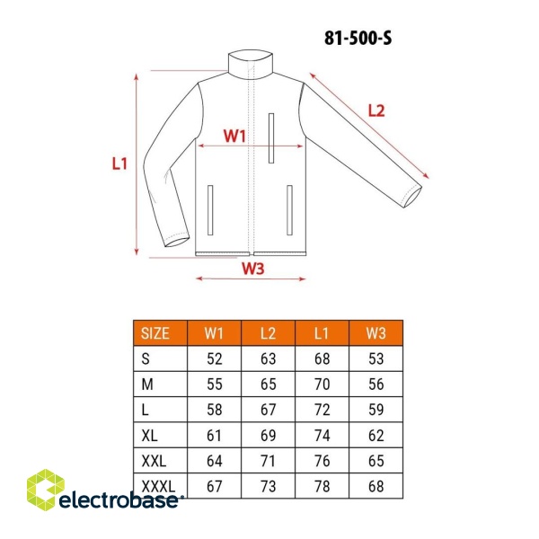 NEO tools 81-500-S sweatshirt/hoodie paveikslėlis 6