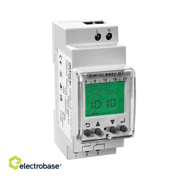 talento easy B1 relay, 16A, 220-240V Functions: On/off