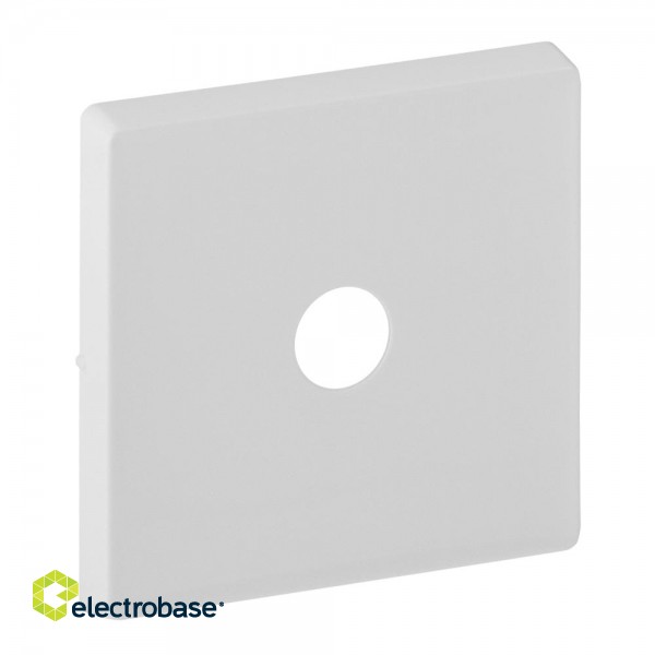 Cover plate Valena Life - energy saving switch - white