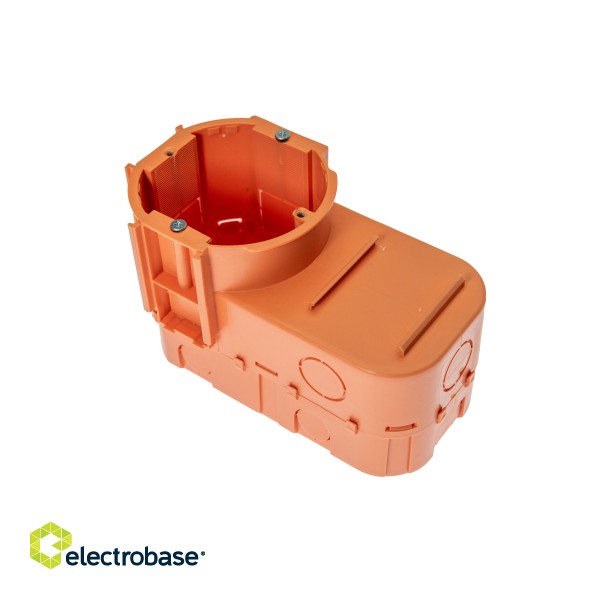 Deep junction box, flush mounted- for electronics D63x80mm 650C