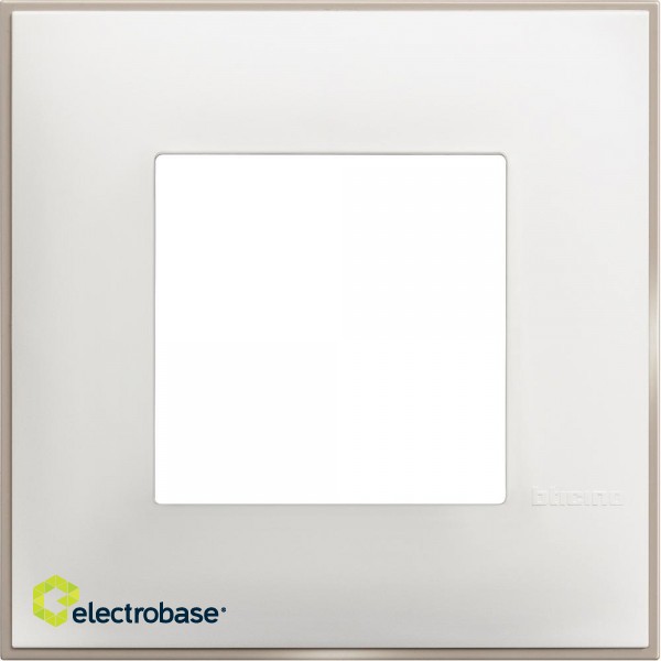 CLASSIA - cover plate 2P white satin