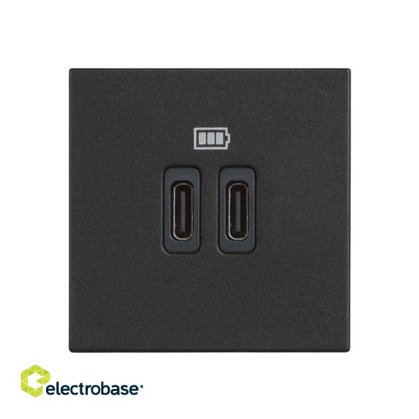 CLASSIA -USB CHARGER TYPE C 2M BLACK