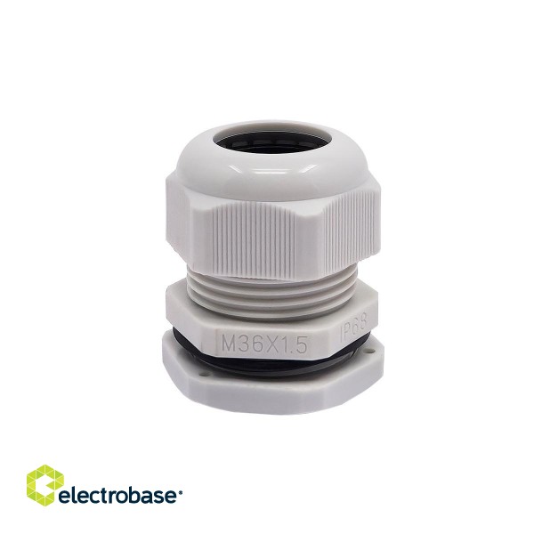 M36 plastic cable gland, IP68, 18-25mm