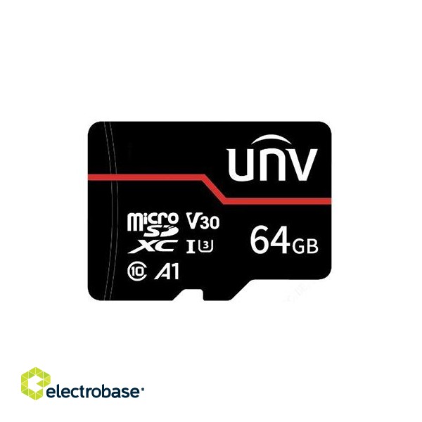 TF-64G-MT ~ 64GB UNV microSD atmiņas karte āra apstākļiem MLC/TLC C10/U3/V30/A1 95/70Mbps