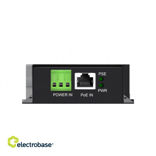 WI-POE90X ~ Gigabit PoE konverteris 24V PoE-in / 48V PoE-out image 1