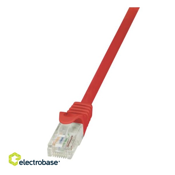 RJ45 kabelis / Patch kabelis 3m CAT5E U/UTP (sarkans)