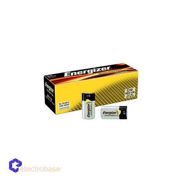 BATC.ALK.EI12; LR14/C baterijas 1.5V Energizer Industrial Alkaline MN1400/E93 iepakojumā 12 gb.
