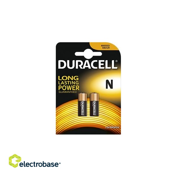 BATN.D2; LR01 baterijas 1.5V Duracell Alkaline N/MN9100 iepakojumā 2 gb.