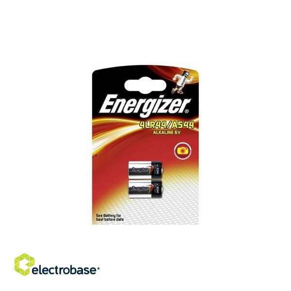 BAT28.E2; 4LR44 batteries 6V Energizer Alkaline 544A/28PX in a package of 2 pcs.