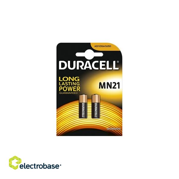 BAT23.D2; 23A batteries 12V Duracell Alkaline MN21 in a package of 2 pcs.