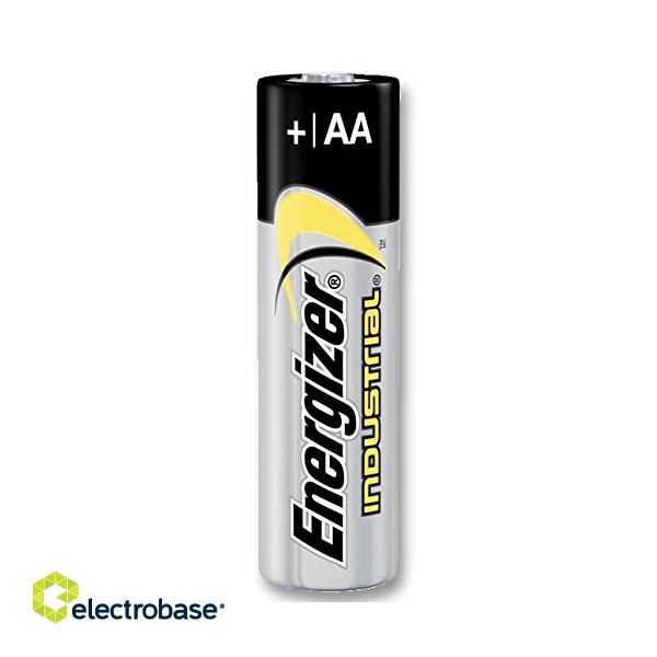 BATAA.ALK.EI; LR6/AA baterijas 1.5V Energizer Industrial Alkaline MN1500/E91 bez iepakojuma 1gb.