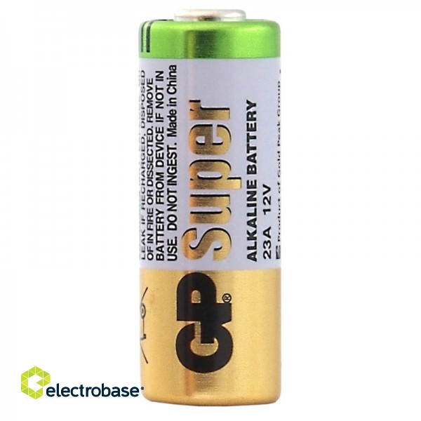 BAT23.GP; 23A baterija 12V GP Alkaline GP 23A be pakuotės 1 vnt.