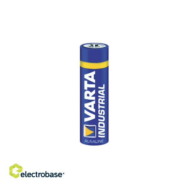 BATAA.ALK.VI40; LR6/AA  baterijas Varta Industrial Alkaline MN1500/4006 iepakojumā 40 gb. image 2