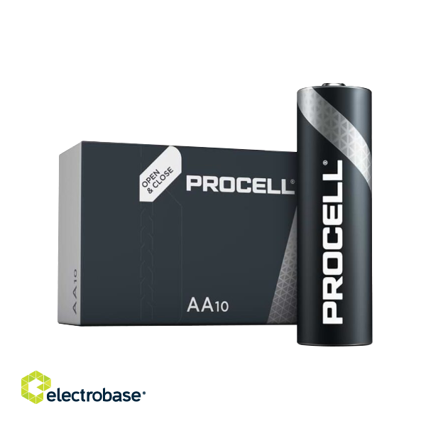 LR6/AA baterija 1.5V Duracell Procell INDUSTRIAL sērija Alkaline PC1500 iep. 10gb. image 1