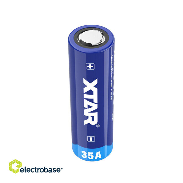 Battery 21700 3.7V XTAR lithium 3750 mAh in a package of 1 pc. image 3