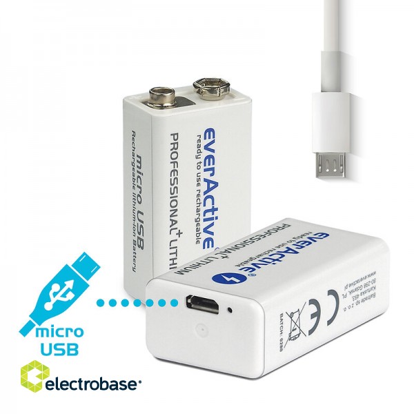 6F22 ar USB 9V electrobase.lv
