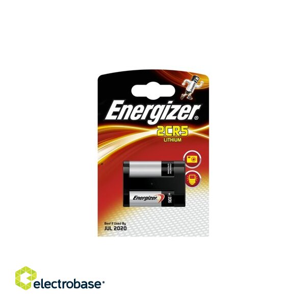 БАТ245.Е1; 2 батарейки CR5 6В Energizer литиевые 245 в упаковке по 1 шт.
