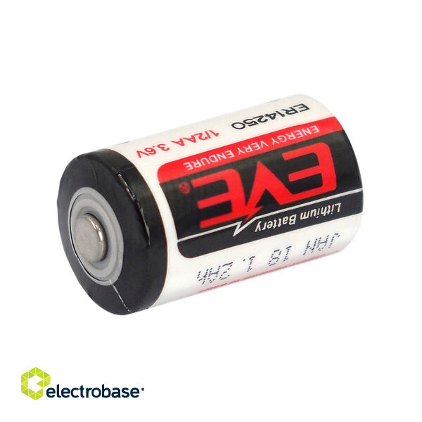 БАТАА12.Л.ЕВЕ; Литиевая батарейка 1/2 АА 3,6 В EVE LiSOCl2 ER14250 в упаковке фото 2