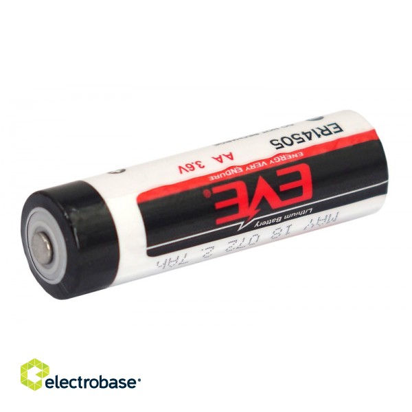 БАТАА.Л.ЕВЕ; Литиевая батарея AA, 3,6 В, упаковка EVE LiSOCl2 ER14500, 1 год фото 2