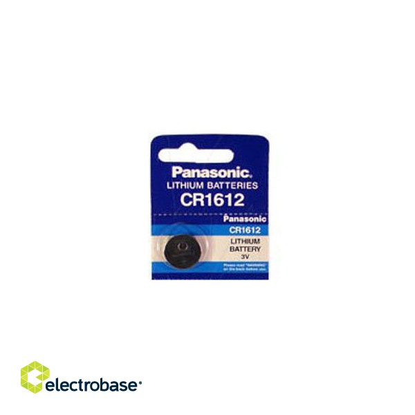 BAT1612.P1; CR1612 Panasonic lithium batteries in a pack of 1 pc.