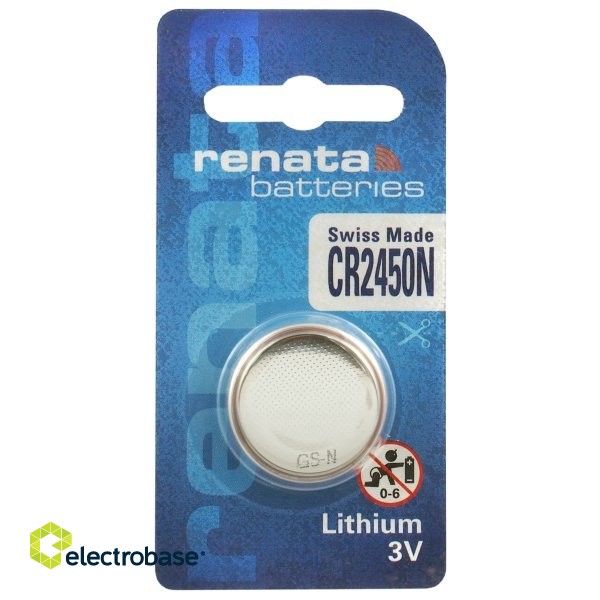 BAT2450N.RN1; CR2450N aku 3V Renata liitium pakendis 1 tk.