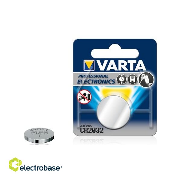 BAT2032.V1; CR2032 batteries Varta lithium 6032 in a package of 1 pc.