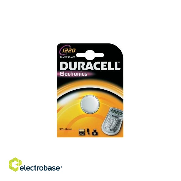 BAT1220.D1; CR1220 batteries 3V Duracell lithium DL1220 in a package of 1 pc.