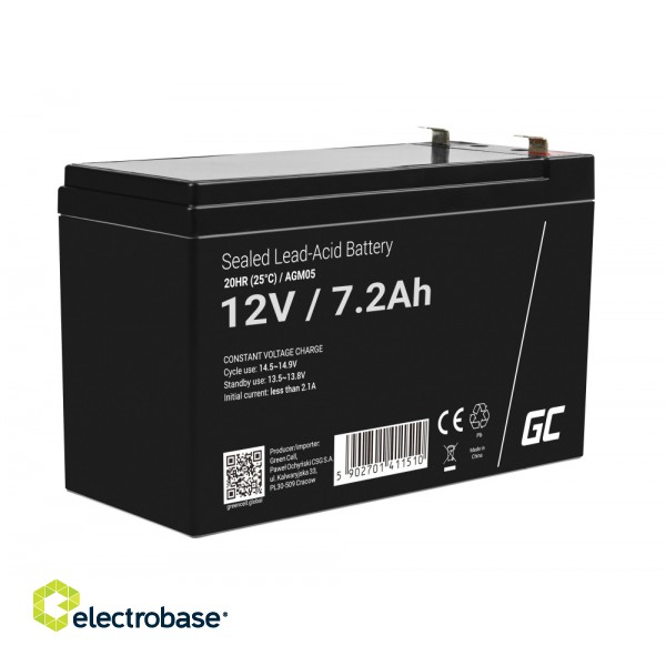 12V 7.2Ah T2 AGM hermētisks akumulators electrobase.lv 3