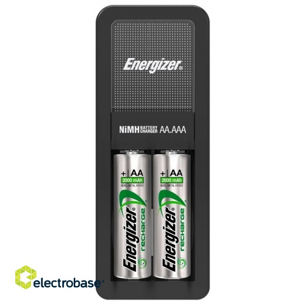 Energizer MINI charger + 2xR6/AA 2000 mAh CH2PC4 in a package of 1 pc. image 2