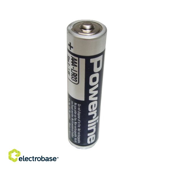 BATAAA.ALK.PPL40; LR03/AAA baterijas Panasonic PowerLine Alkaline MN2400/E92 iepakojumā 40 gb. image 2