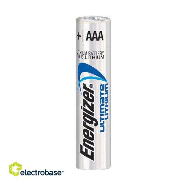 БАТААА.EUL1; Батарейки R03/AAA 1,5В Energizer Ultimate Lithium L92 в упаковке по 1 шт.