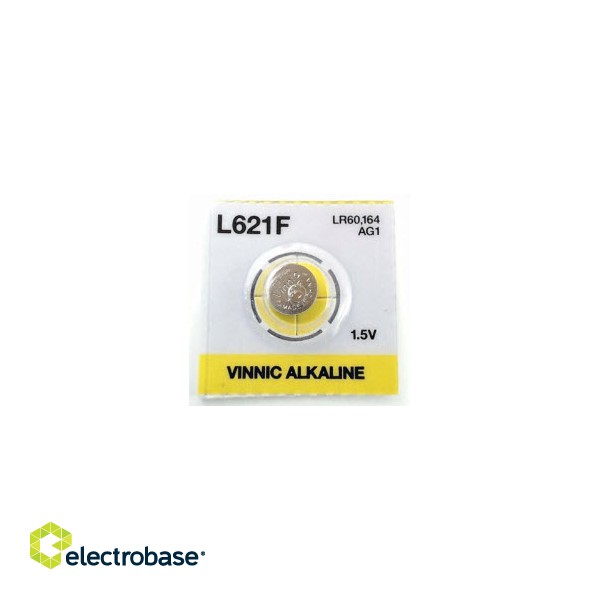 BATG1.VNC; G1 akku Vinnic Alkaline LR621/AG1 ilman pakkausta 1kpl.