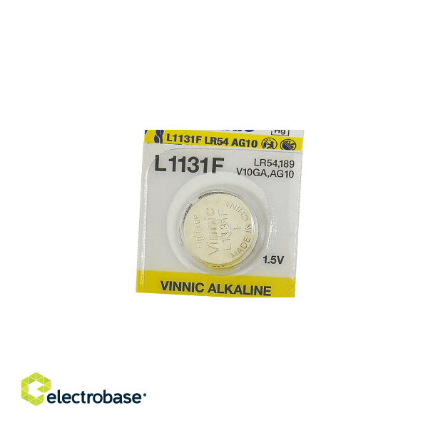 BATG10.VNC; G10 battery Vinnic Alkaline LR1130/189 without packaging 1 pc.