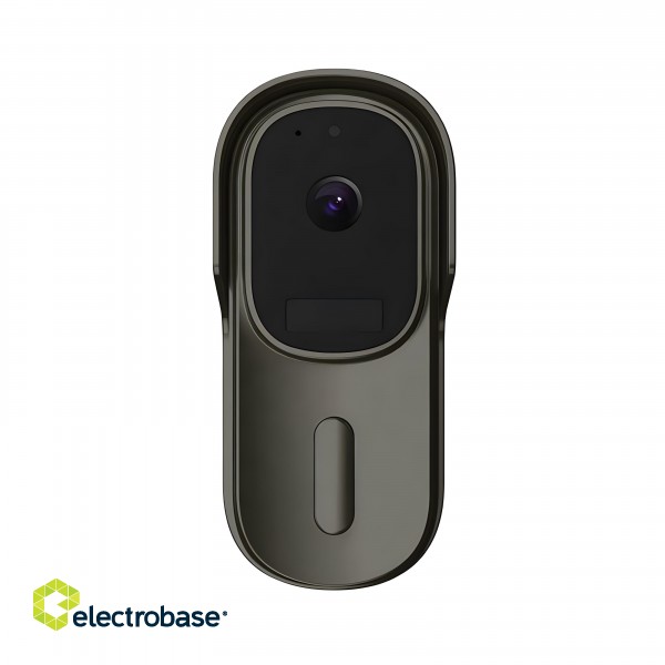 Battery Doorbell WiFi | Outdoor Camera + Chime| 2MP | Tuya | Black image 10