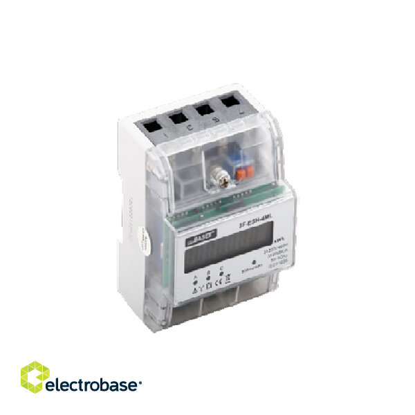 Three-phase electricity meter ProBase™ - 4 modules, 3x230/400V, 100A image 2
