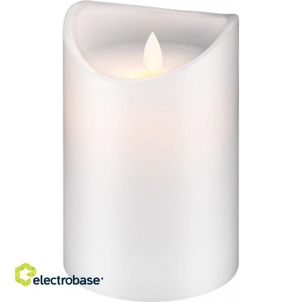 LED tikro vaško žvakė, 10 x 15 cm - gražus ir saugus šventinio apšvietimo sprendimas