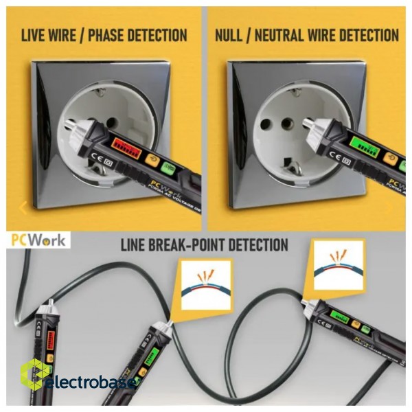 Sprieguma detektors | Digitālais testēšanas instruments | PCW06A | PCWork 5