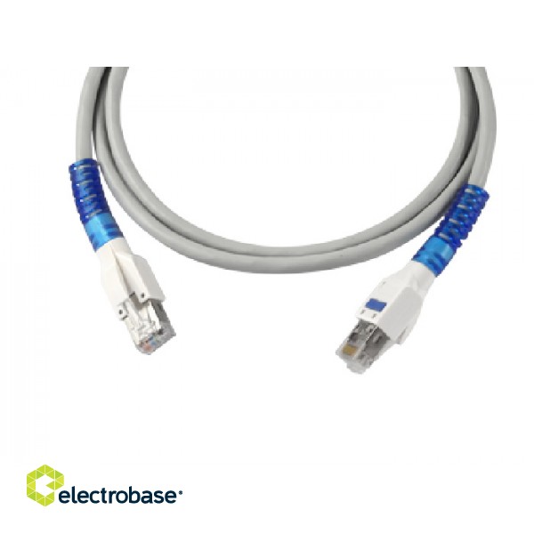 CAT6 S/ FTP patch cord/ grey - 5.0m