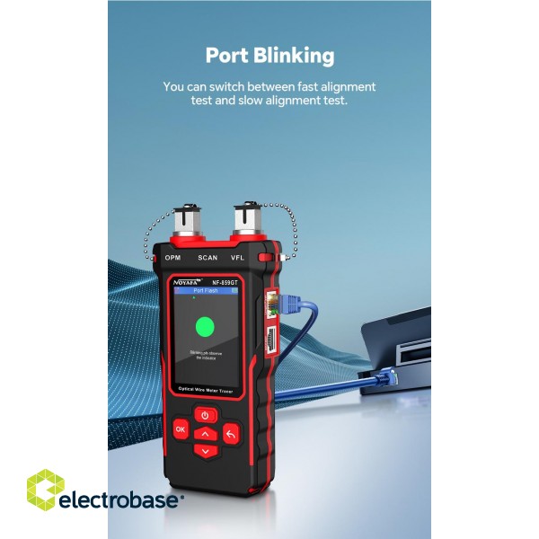 Multifunctional Cable Detector | POE test | Optical fiber signal tester image 8