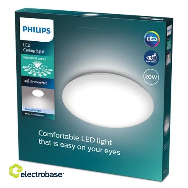 Philips Moire LED Plafons CL200 EC RD 17W 40K W HV 06 image 2