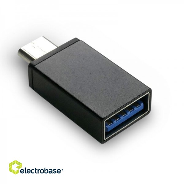 Adapters USB-A 3.0 ligzda uz USB-C 3.0 spraudni female/male OTG everActive ADOTG-01 2