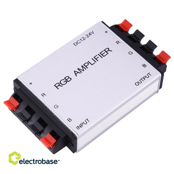 Bousval Électrique™ | RGB signal amplifier and voltage injector for colored LED strip. image 1