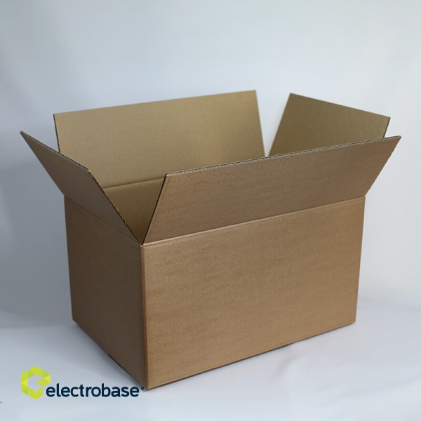 Gofrētā kartona kaste, brūna, electrobase.lv