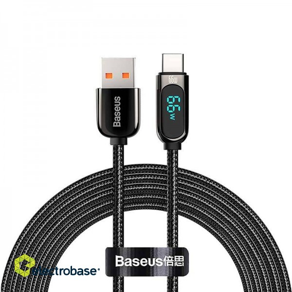 USB — USB-C / Type-C кабель Baseus Display CASX020001 длиной 100 см с поддержкой быстрой зарядки 66  фото 1