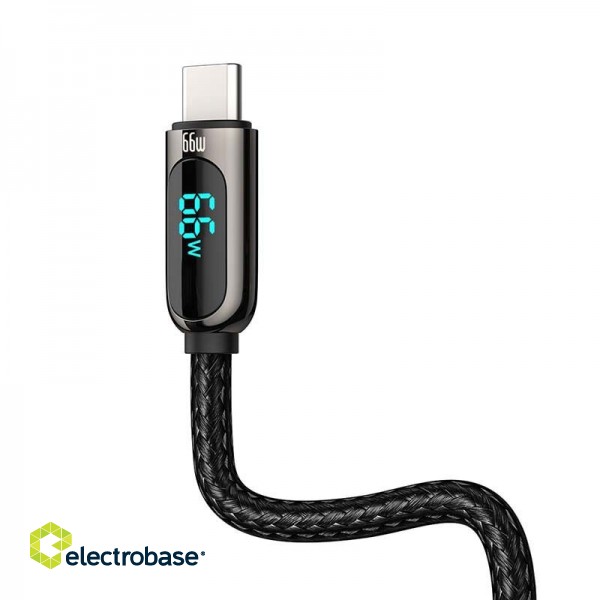 USB — USB-C / Type-C кабель Baseus Display CASX020001 длиной 100 см с поддержкой быстрой зарядки 66  фото 3