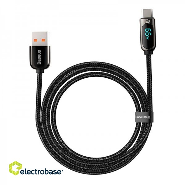 USB — USB-C / Type-C кабель Baseus Display CASX020001 длиной 100 см с поддержкой быстрой зарядки 66  фото 4