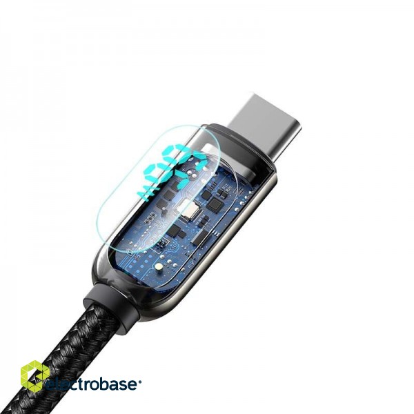 USB — USB-C / Type-C кабель Baseus Display CASX020001 длиной 100 см с поддержкой быстрой зарядки 66  фото 5