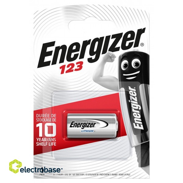 CR123 baterijas 3V Energizer litija 123
