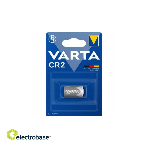 CR2 baterijas Varta litija 6206 iepakojumā 1 gb. 2