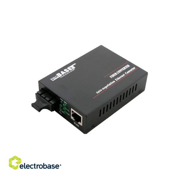 Media konvertors/ Single fiber/ SM/ 10/100Mbps/20km/ SC/ 1310/ Repaired W/O Power Adpter